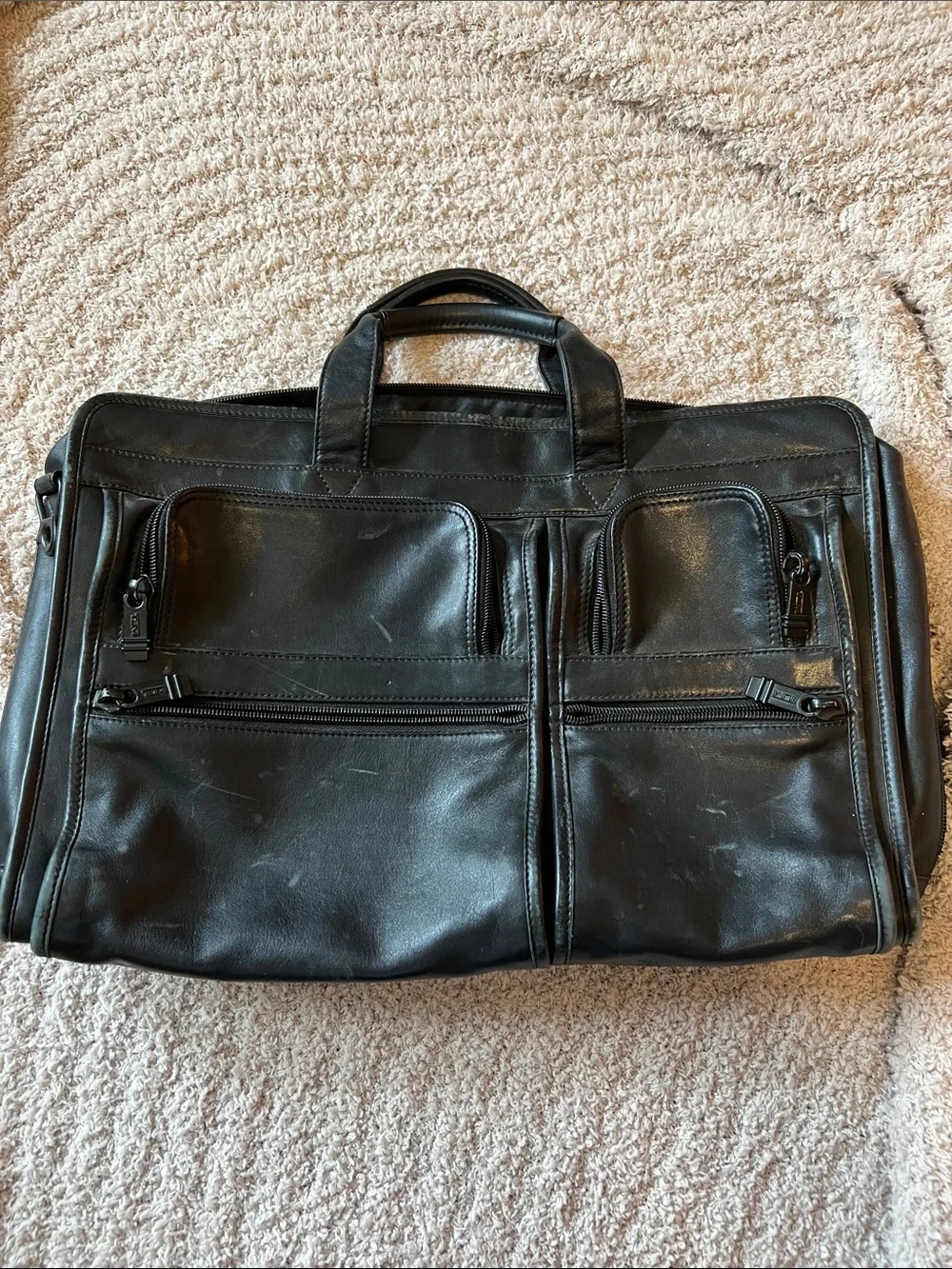 Tumi Leather Briefcase